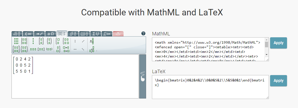 工具推荐 – 数学公式在线编辑并实时转换为Latex/Katex/MathML-StubbornHuang Blog