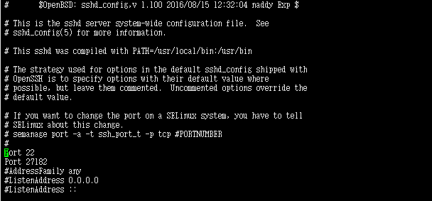 Centos – 更换SSH端口